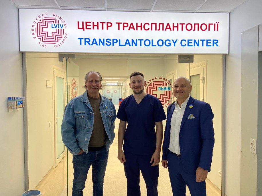 Szczecińscy lekarze pomagali w Ukrainie m.in. przy prowadzeniu transplantacji. /Okręgowa Izba Lekarska w Szczecinie /