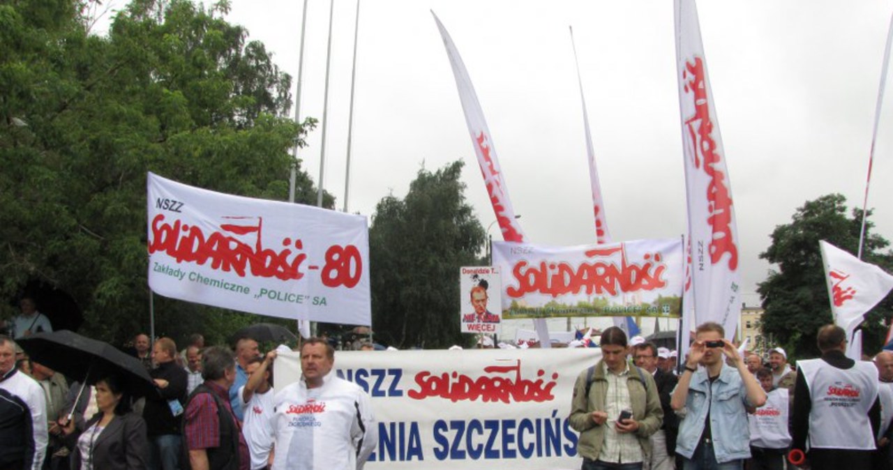 Szczecińska stocznia protestuje