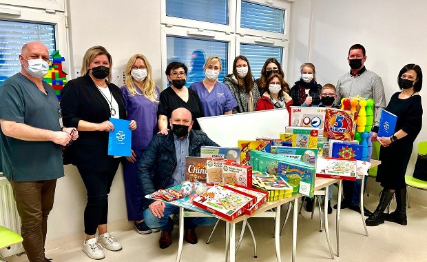 Szczecińska szkoła wsparła pacjentów oddziału okulistyki dziecięcej