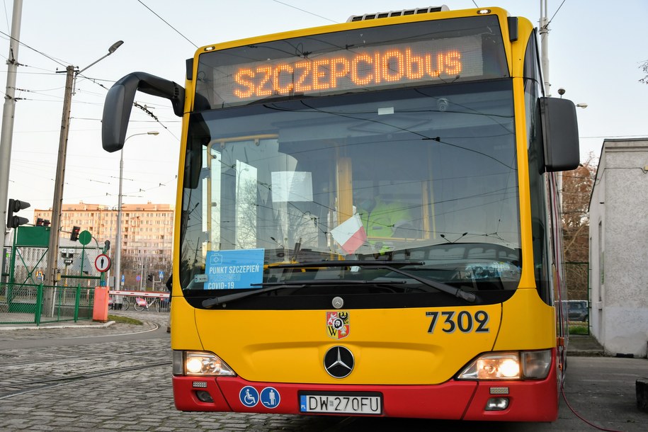 Szczepciobus we Wrocławiu /MPK Wrocław /Materiały prasowe