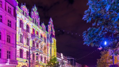 Szczęśliwa "trzynastka" Festiwalu Światła w Łodzi
