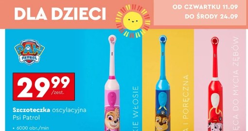 Szczoteczki Psi Patrol w Biedronce – co je wyróżnia? /Biedronka /INTERIA.PL