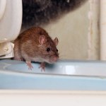 łazienka Szczur wygryzł dziurę w rurze przy WC. "Zabarykadowałam łazienkę na noc"