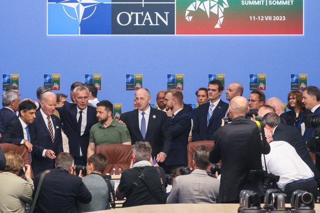 Szczyt NATO w Wilnie z udziałem prezydenta Ukrainy Wołodymyra Zełenskiego / 	Leszek Szymański    /PAP
