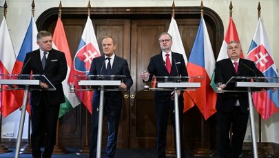 Szczyt V4. Tusk: Lepiej by było, gdyby Grupa Wyszehradzka była solidarna
