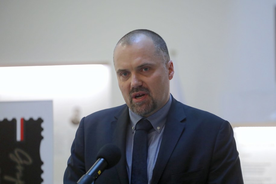 Szef Biura Polityki Międzynarodowej KPRP Jakub Kumoch relacjonował spotkanie prezydentów Polski i Ukrainy /Albert Zawada /PAP