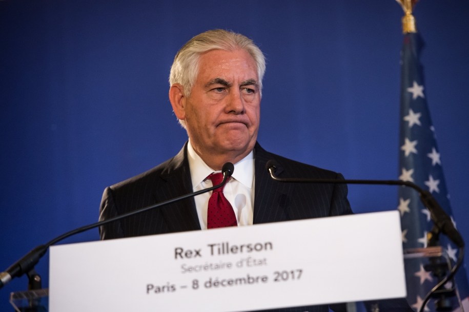 Szef Departamentu Stanu USA Rex Tillerson /CHRISTOPHE PETIT TESSON /PAP/EPA