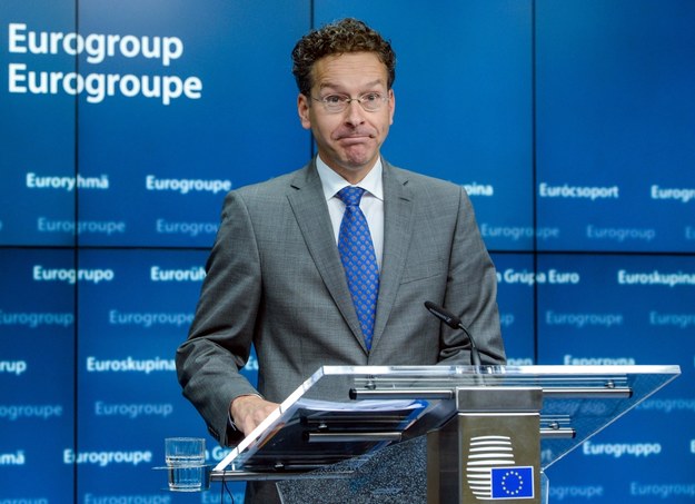 Szef eurogrupy Jeroen Dijsselbloem: Cierpliwość wobec Grecji wyczerpuje się /STEPHANIE LECOCQ  /PAP/EPA