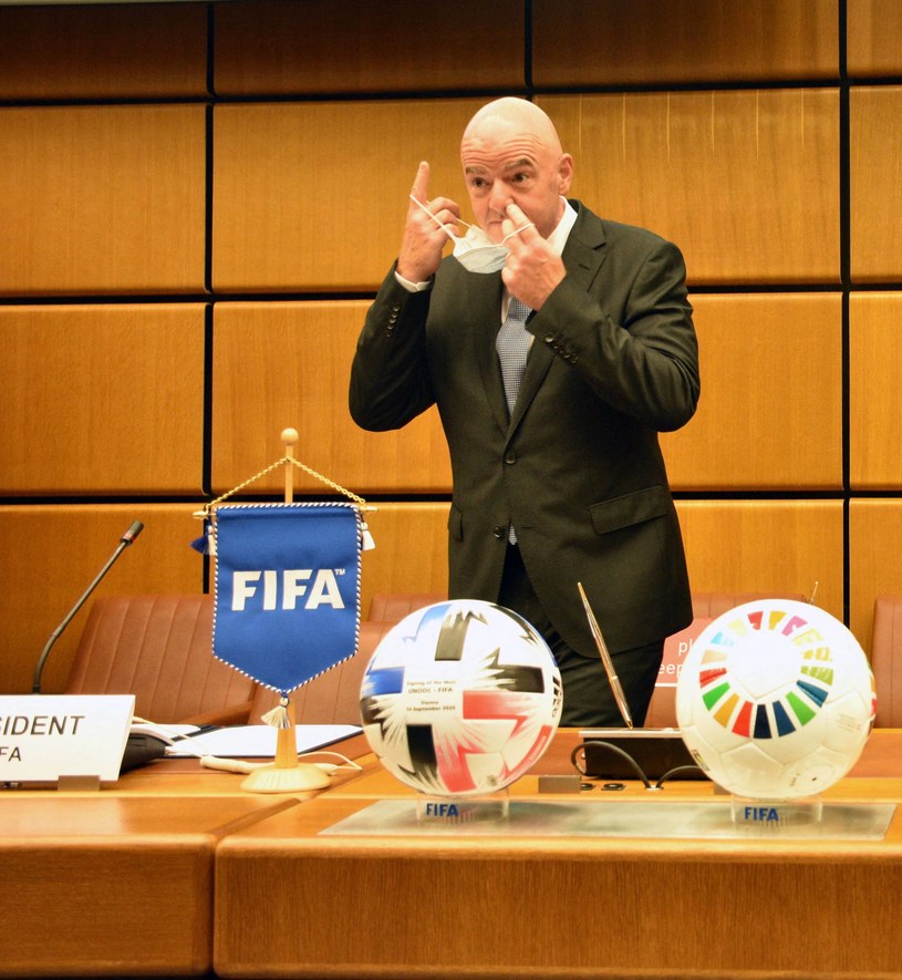 Szef FIFA Gianni Infantino /Abaca /Newspix