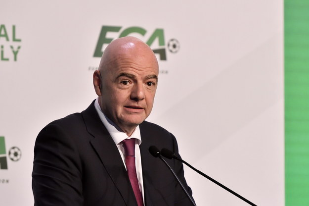 Szef FIFA Gianni Infantino /Peter Lakatos /PAP/EPA