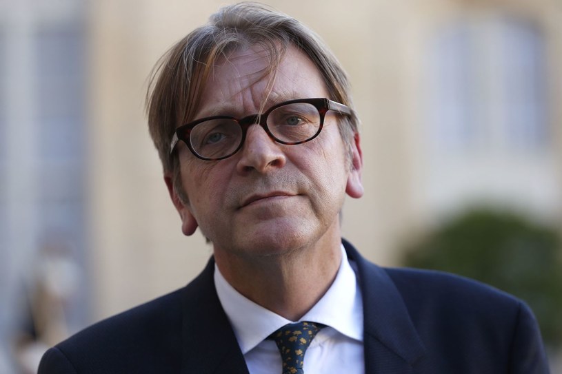 Szef frakcji liberałów w PE Guy Verhofstadt /AFP
