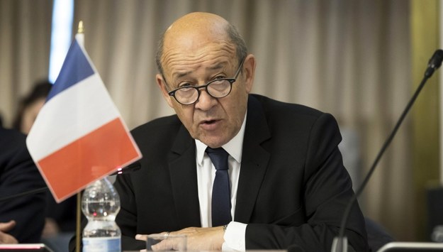 Szef francuskiej dyplomacji Jean-Yves Le Drian /MASSIMO PERCOSSI /PAP/EPA