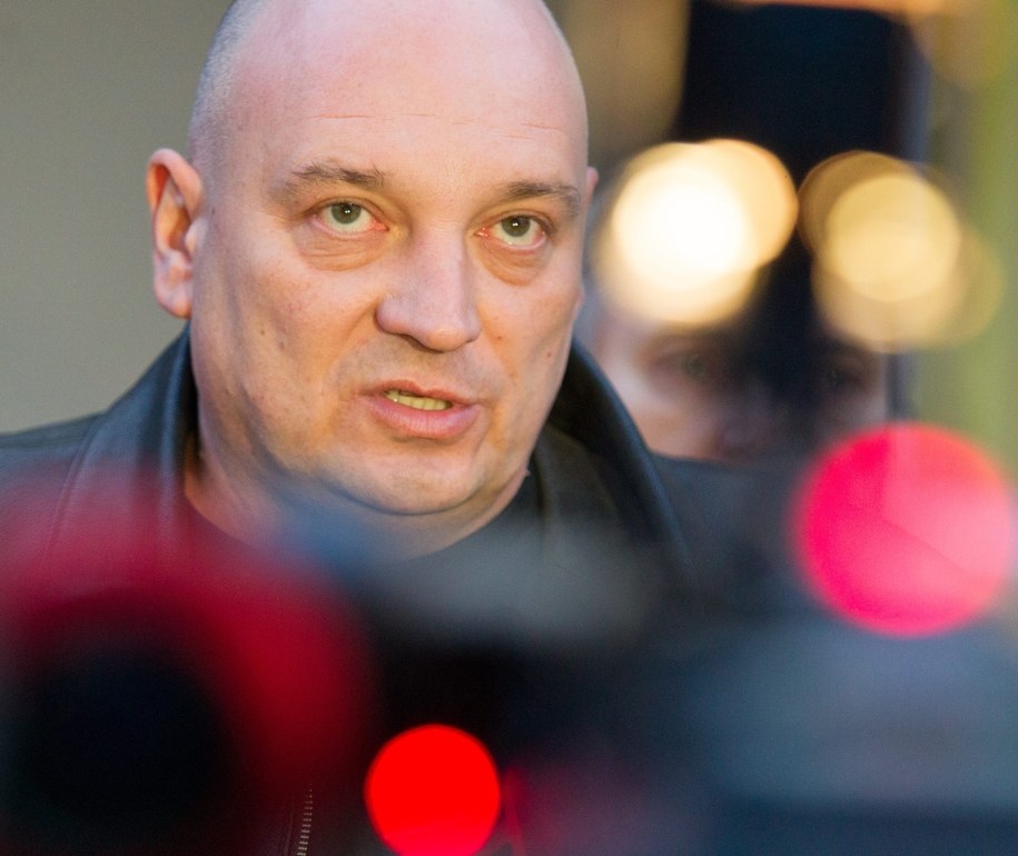 Szef górniczej "Solidarności" Jarosław Grzesik /PAP/Andrzej Grygiel    /PAP