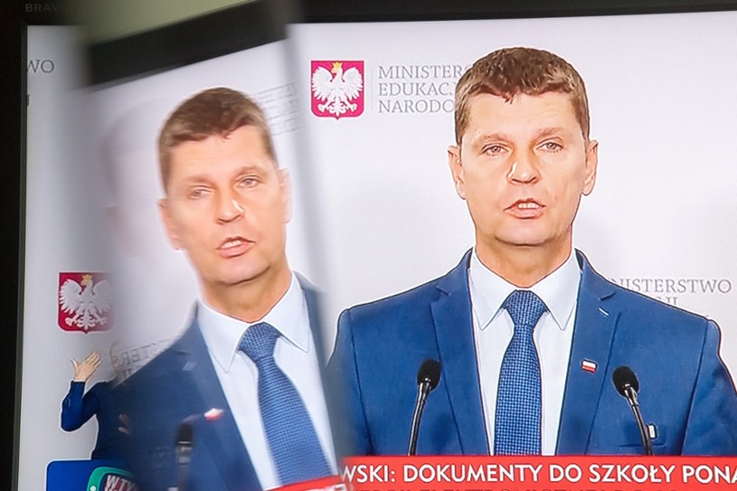 Szef MEN Dariusz Piontkowski /Wojciech Stróżyk /Reporter