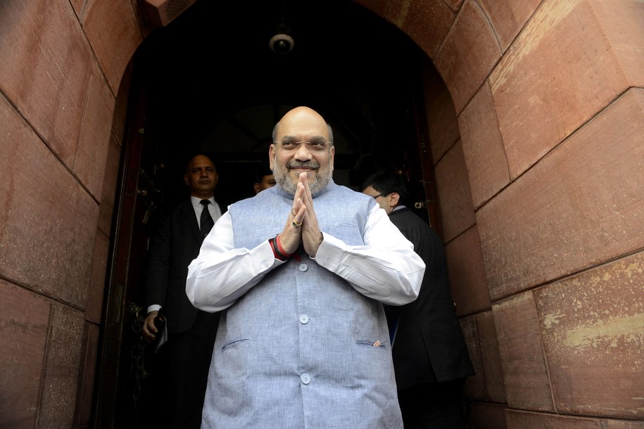 Szef MSW Indii trafił do szpitala. Zdiagnozowano u niego Covid-19 / 	STR   /PAP/EPA