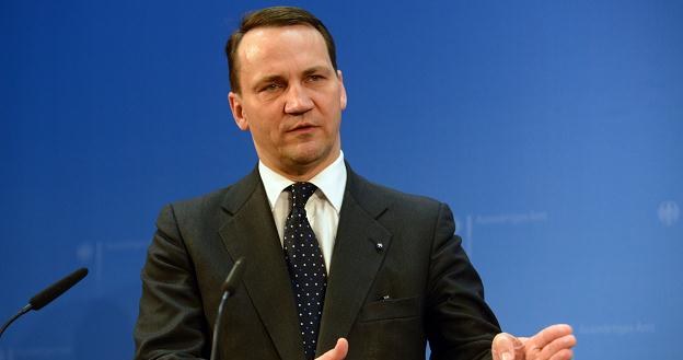Szef MSZ Radosław Sikorski. /AFP