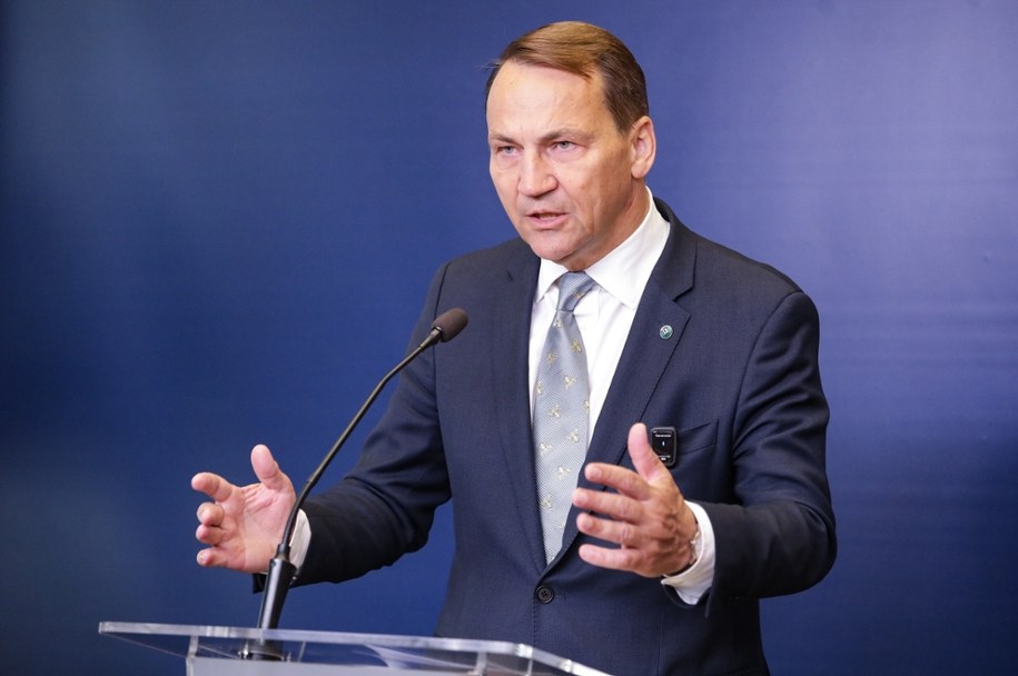 Szef MSZ Radosław Sikorski /Tomasz Gzell /PAP