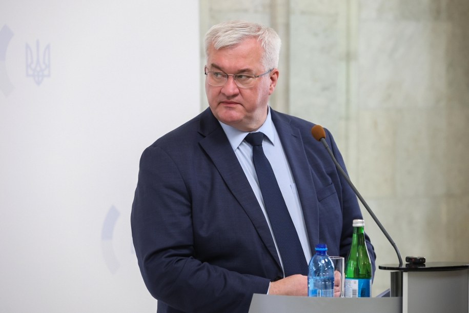 Szef MSZ Ukrainy Andrij Sybiha /Victor Kovalchuk /PAP