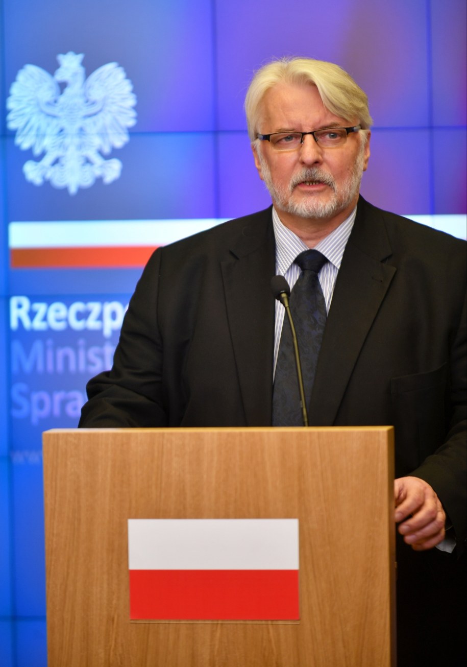 Szef MSZ Witold Waszczykowski /Bartłomiej Zborowski /PAP