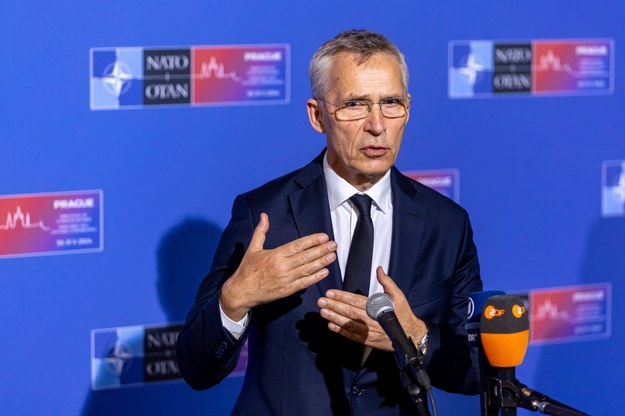 Szef NATO Jens Stoltenberg w Pradze /Martin Divisek /PAP/EPA