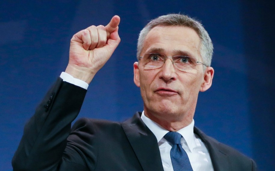 Szef NATO Jens Stoltenberg /OLIVIER HOSLET /PAP/EPA