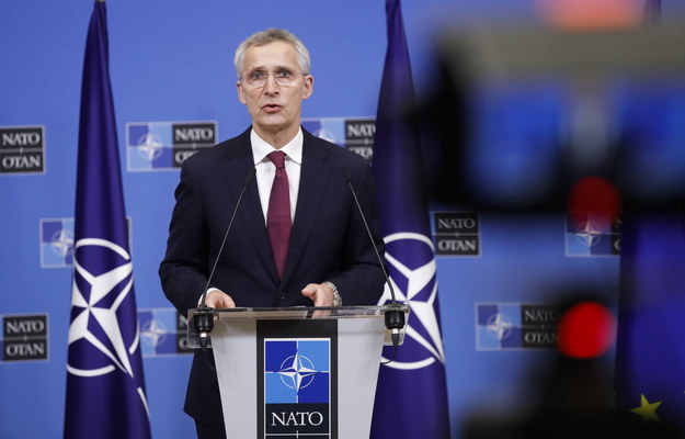 Szef NATO Jens Stoltenberg /OLIVIER HOSLET /PAP/EPA