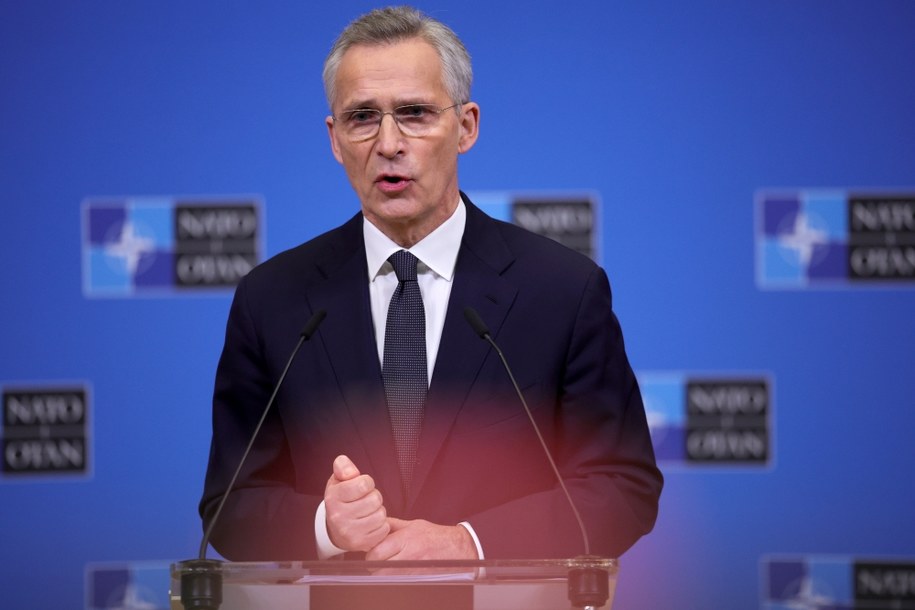 Szef NATO Jens Stoltenberg /OLIVIER MATTHYS    /PAP/EPA