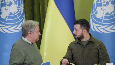 Szef ONZ spotkał się z Zełenskim. "Mariupol to kryzys w kryzysie"