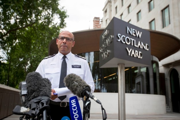 Szef operacji antyterrorystycznych Scotland Yardu Neil Basu. /Rick Findler    /PAP/EPA
