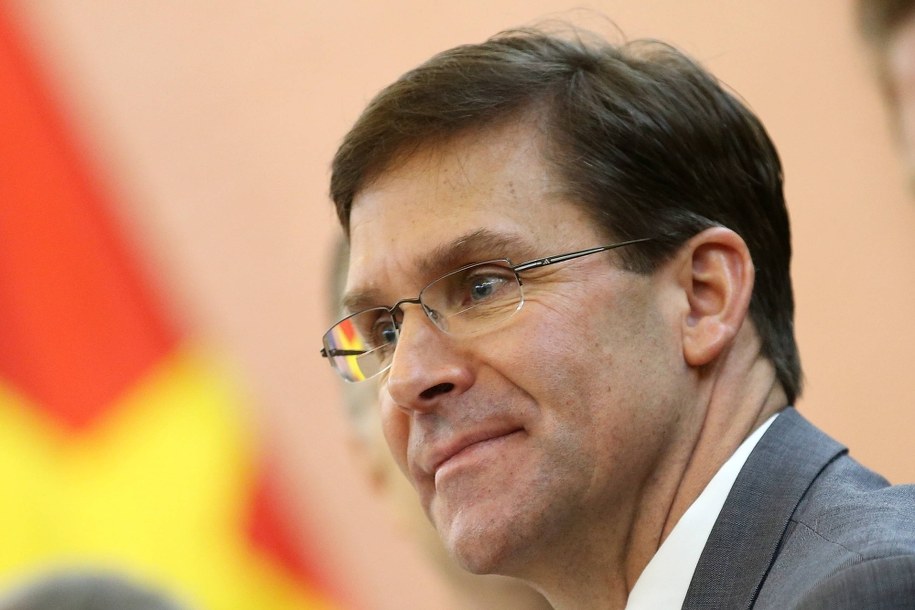 Szef Pentagonu Mark Esper /POOL LUONG THAI LINH /PAP/EPA