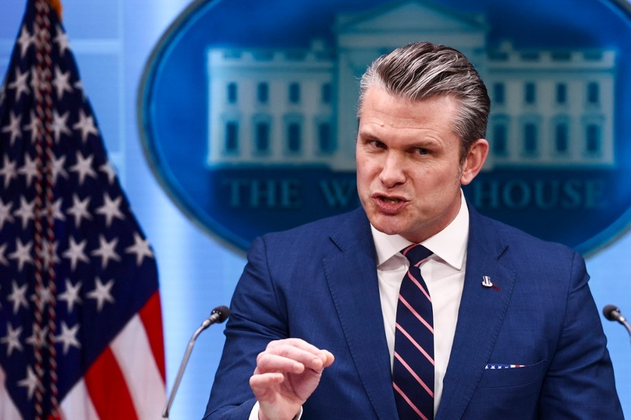 Szef Pentagonu Pete Hegseth /	JIM LO SCALZO   /PAP/EPA