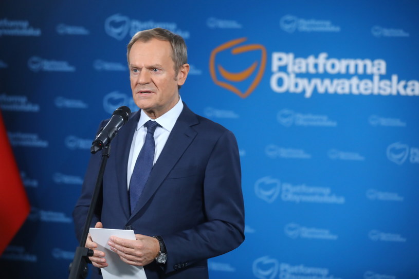Szef Platformy Obywatelskiej Donald Tusk /Rafał Guz /PAP