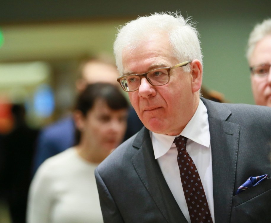 Szef polskiej dyplomacji Jacek Czaputowicz /OLIVIER HOSLET /PAP/EPA