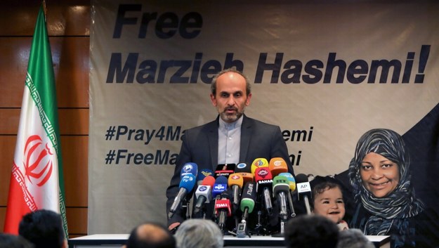 Szef Press TV podczas konferencji apelował o uwolnienie Haszemi / 	STR   /PAP/EPA