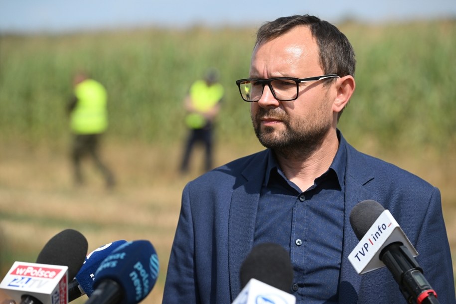 Szef Prokuratury Okręgowej w Lublinie prok. Grzegorz Trusiewicz podczas briefingu prasowego /Wojtek Jargiło /PAP