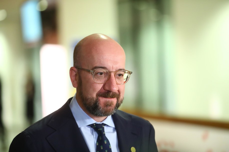 Szef Rady Europejskiej Charles Michel /Rafał Guz /PAP