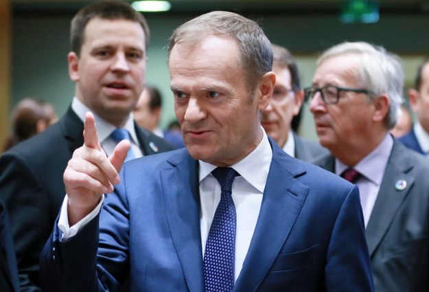 Szef Rady Europejskiej Donald Tusk /OLIVIER HOSLET /PAP/EPA