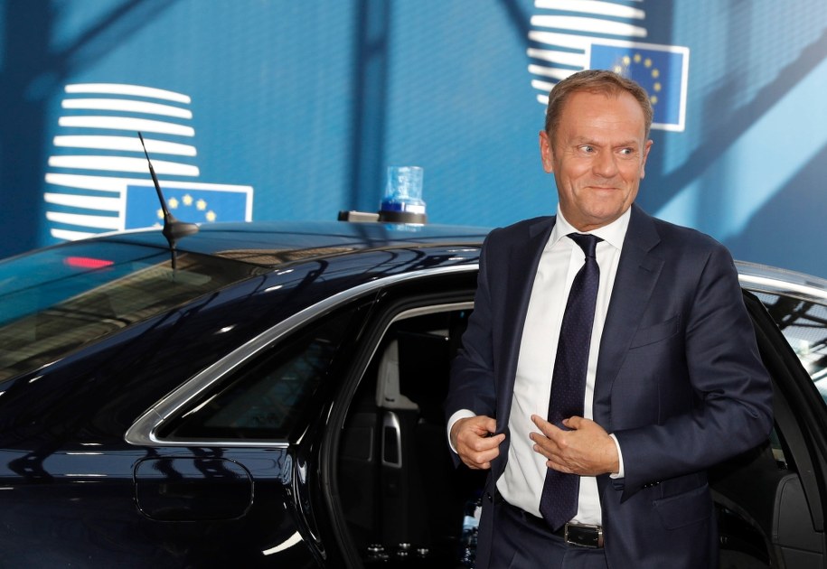 Szef Rady Europejskiej Donald Tusk /ALASTAIR GRANT/POOL /PAP/EPA