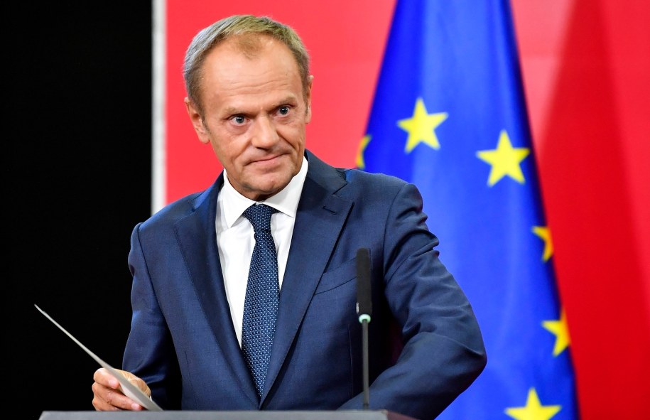 Szef Rady Europejskiej Donald Tusk /GEORGI LICOVSKI /PAP/EPA