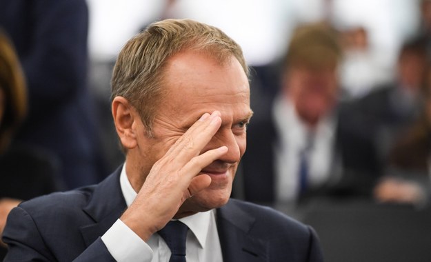 Szef Rady Europejskiej Donald Tusk /Patrick Seeger  /PAP/EPA