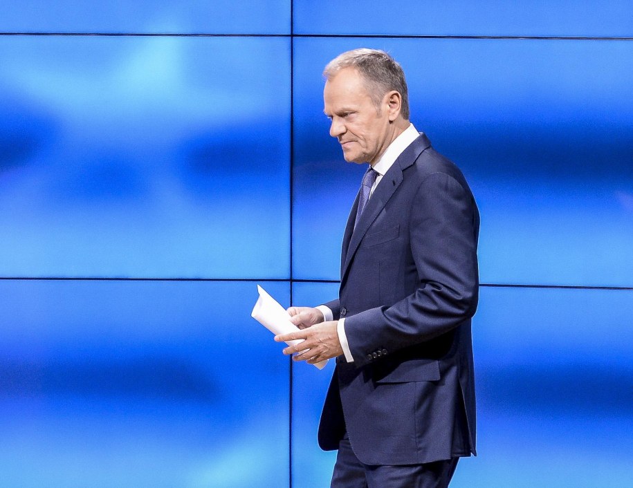 Szef RE Donald Tusk /Wiktor Dabkowski    /PAP