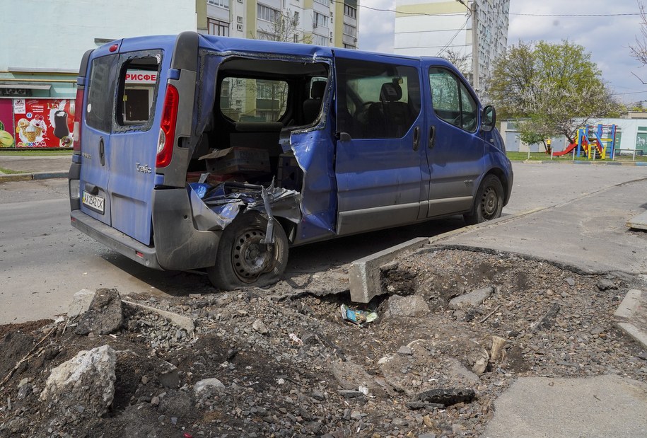 Szef resortu obrony Reznikow oskarżył ONZ o tolerowanie zbrodni Rosji /VASILIY ZHLOBSKY /PAP/EPA