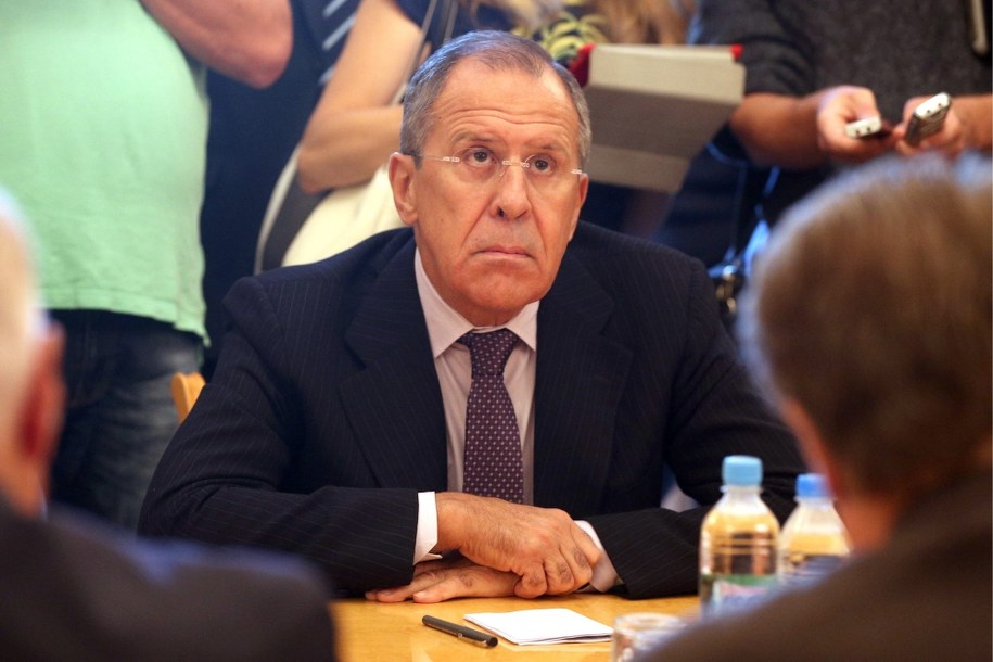 Szef rosyjskiego MSZ Siergiej Ławrow / ITAR-TASS/ Artyom Korotayev /PAP/EPA