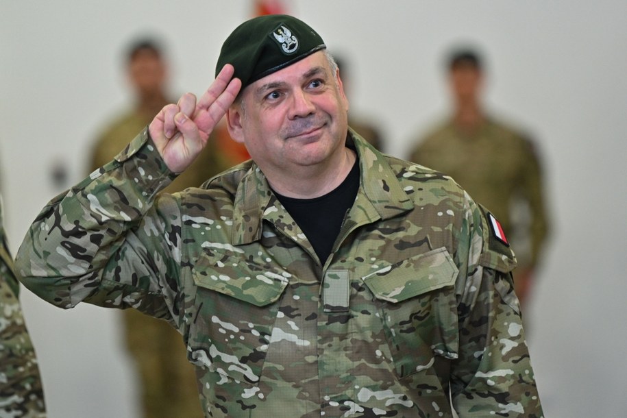 Szef Sztabu Generalnego Wojska Polskiego gen. Wiesław Kukuła podczas uroczystych obchodów Święta Wojsk Specjalnych w siedzibie Dowództwa Komponentu Wojsk Specjalnych w Krakowie /Artservice / ArtService  /PAP