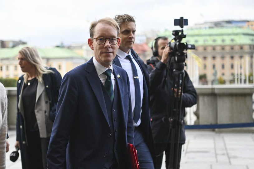 Szef szwedzkiej dyplomacji Tobias Billstroem /JONATHAN NACKSTRAND/AFP /AFP