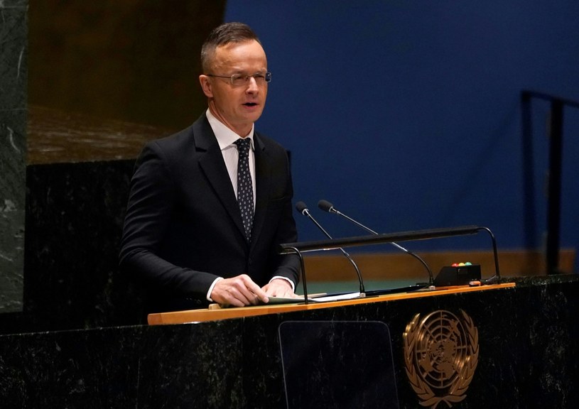 Szef węgierskiego MSZ Peter Szijjarto /TIMOTHY A. CLARY /AFP