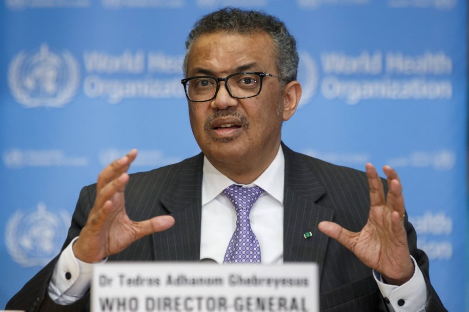 Szef WHO Tedros Adhanom Ghebreyesus /SALVATORE DI NOLFI /PAP/EPA