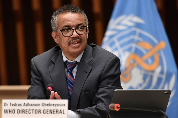 Szef WHO Tedros Adhanom Ghebreyesus /FABRICE COFFRINI /PAP/EPA