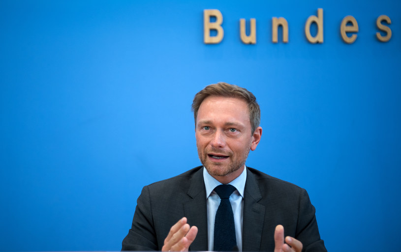 Szef Wolnej Partii Demokratycznej (FDP) Christian Lindner /BERND VON JUTRCZENKA / DPA /AFP