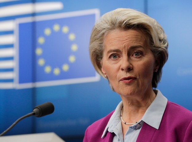 Szefowa KE Ursula von der Leyen ostrzega, że mogą wystąpić zakłócenia w dostawach rosyjskiego gazu /OLIVIER HOSLET /PAP/EPA